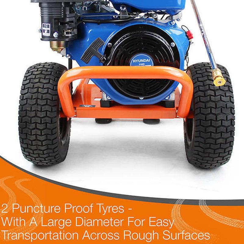 P1 Power Equipment P4200PWT+85.403.010 Petrol Pressure Washer With 24" Stainless Steel Flat Surface Cleaner / 4200psi / 290bar / 420cc / 15L/min Flow Rate