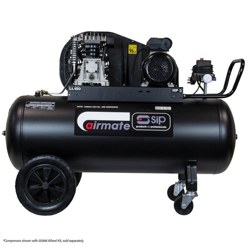 SIP 06290 3HP/150-SRB Belt Drive Compressor / 150 Litre / 13 CFM / 145 PSI