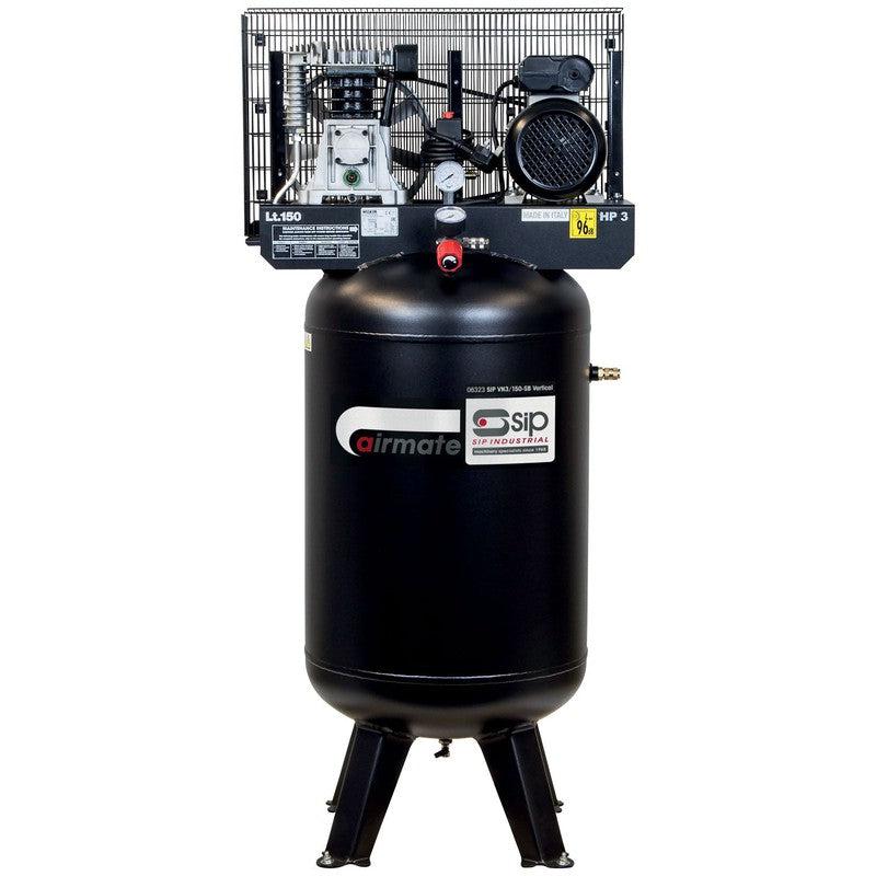 SIP 06323 VN3/150-SB Vertical Belt Drive Compressor / 150 Litre / 13 CFM / 145 PSI