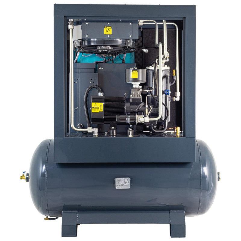 SIP 08277 VSDD/RDF Rotary Screw Compressor with Dryer & Filter / 500 Litre / 57 CFM / 116 PSI / 11kW / 400v
