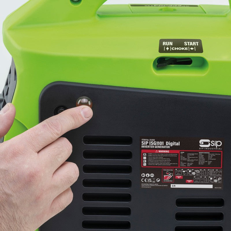 SIP 25400 ISG1101 Digital Petrol Inverter Generator / 1100W