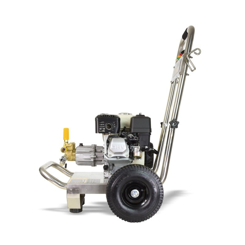 V-TUF GPT200 Petrol Pressure Washer Stainless Steel - Industrial Honda GP200 / 2755 PSI / 190 BAR / 720 LPH / 10M Hose