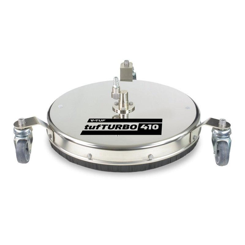 V-TUF H1.005TT Rotary Surface Cleaner - Stainless Steel With Wheels / 4000 PSI / 275BAR / 150 degrees