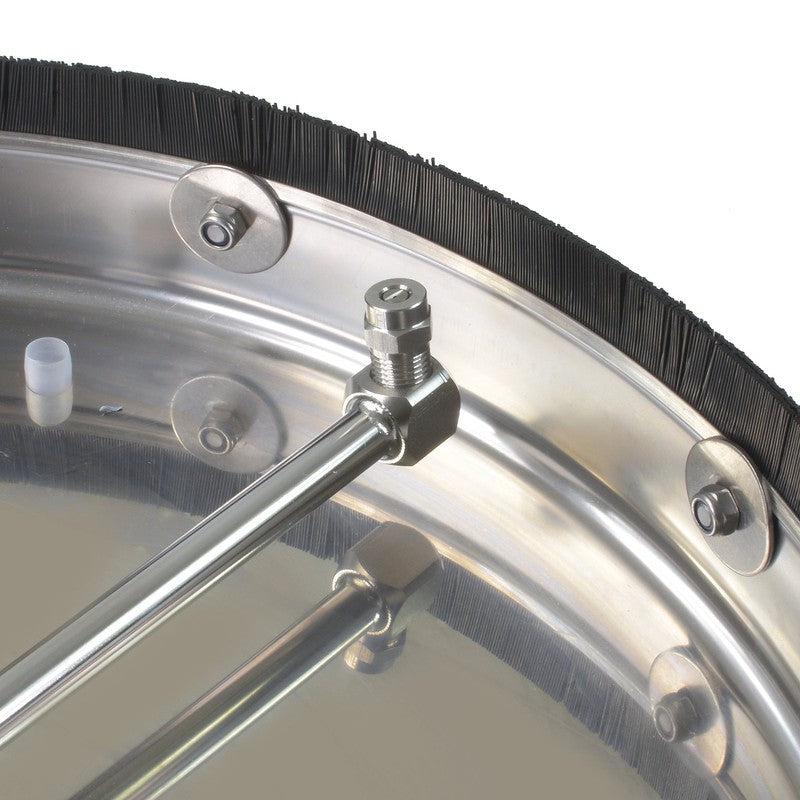 V-TUF H1.005TT Rotary Surface Cleaner - Stainless Steel With Wheels / 4000 PSI / 275BAR / 150 degrees