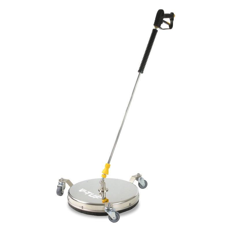 V-TUF H1.005TT Rotary Surface Cleaner - Stainless Steel With Wheels / 4000 PSI / 275BAR / 150 degrees